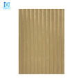 GO-W089 Diseño de olas Textura de tablones de madera Decoración de pared de panel de pared de alta calidad